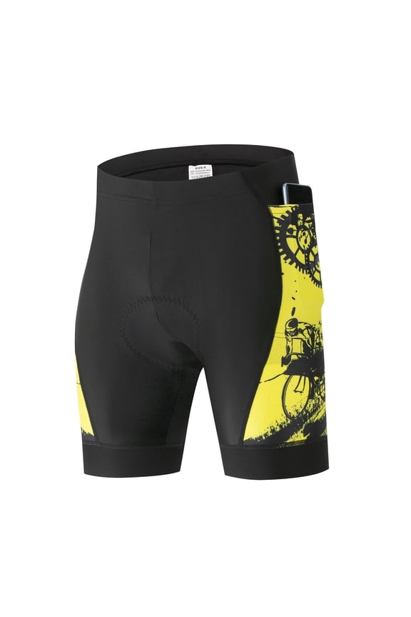 Men's Bike Shorts 4D Padded Cycling Road Biking Riding Biker Bicycle Mountain Cycle Shorts Zipper