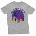 thumbnail image 1 of Men's Billion Star Hotel T-shirt Camping Camper Nature Camp Outdoors T-shirt (3X-Large Grey), 1 of 6