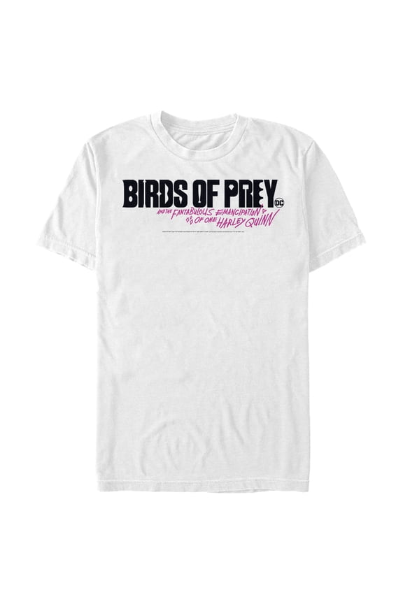 Men's Birds of Prey Classic Logo Graphic Tee White Large