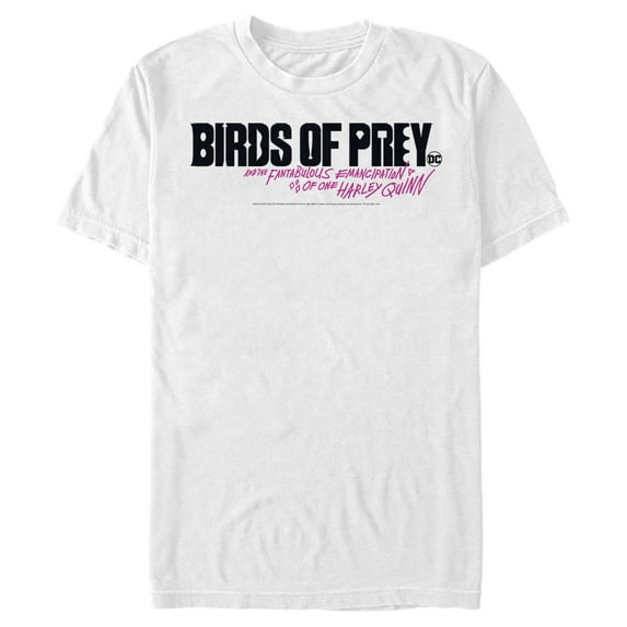 Men's Birds of Prey Classic Logo Graphic Tee White X Large