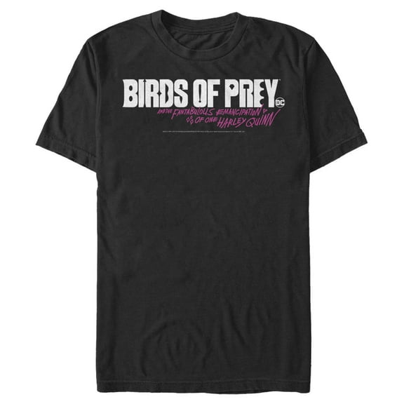 Men's Birds of Prey Fantabulous Logo  Graphic Tee Black 2X Large