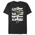 thumbnail image 1 of Men's Birds of Prey Harley Quinn Comic Pose  Graphic Tee Black X Large, 1 of 4