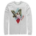 thumbnail image 1 of Men's Birds of Prey Harley Quinn Mayhem  Long Sleeve Shirt White Large, 1 of 3