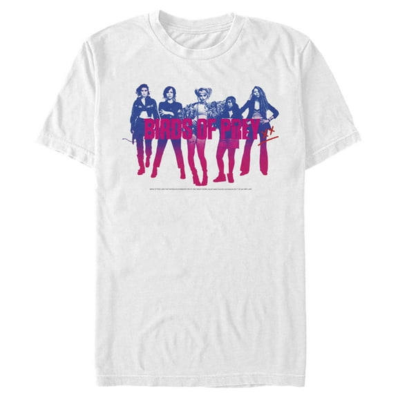 Men's Birds of Prey Harley's Entourage  Graphic Tee White 2X Large