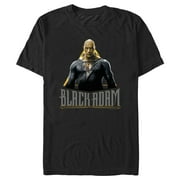 Men's Black Adam Antihero Photograph  Graphic Tee Black X Large