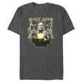 thumbnail image 1 of Men's Black Adam Black and White Posing  Graphic Tee Charcoal Heather Small, 1 of 5