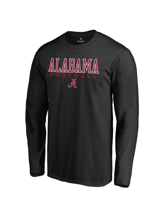 Men's Black Alabama Crimson Tide Team Unity Football Long Sleeve T-Shirt