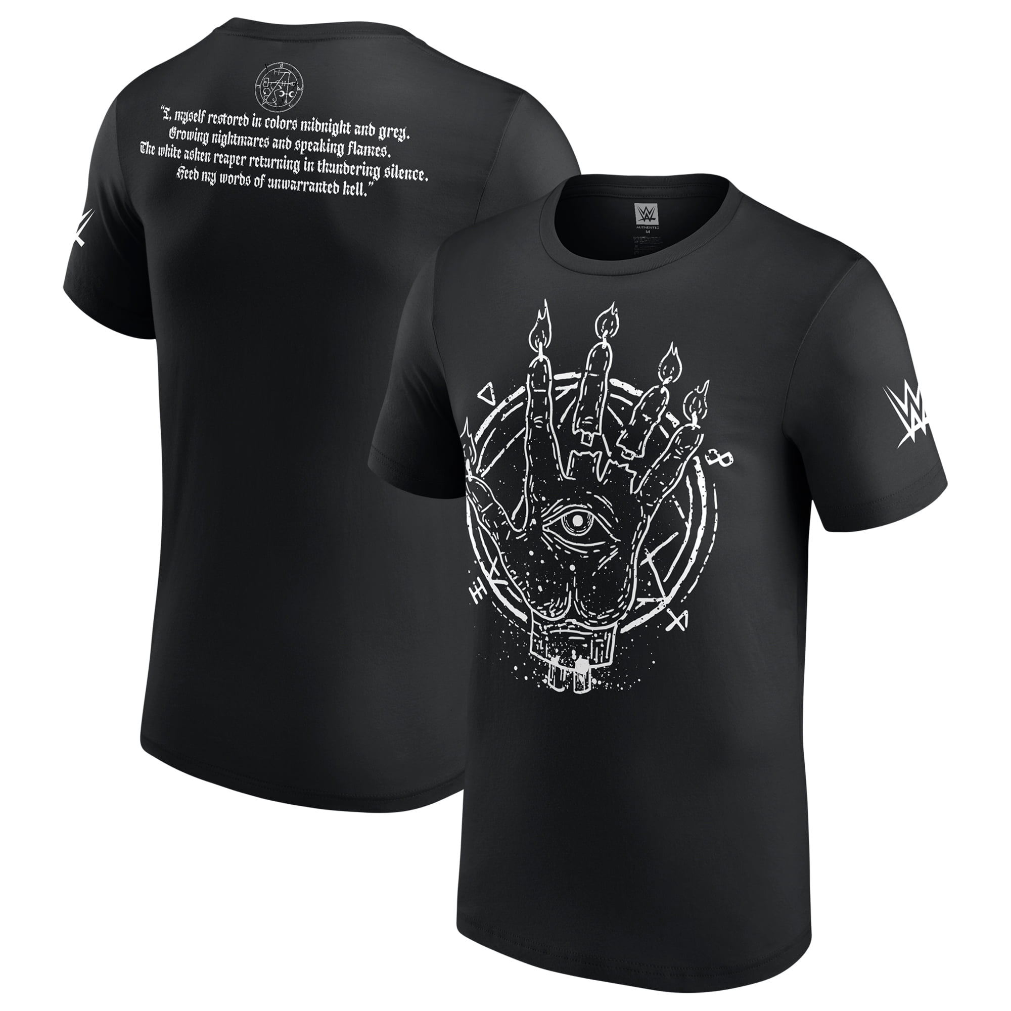 Men's Black Aleister Black Symbol T-Shirt - Walmart.com