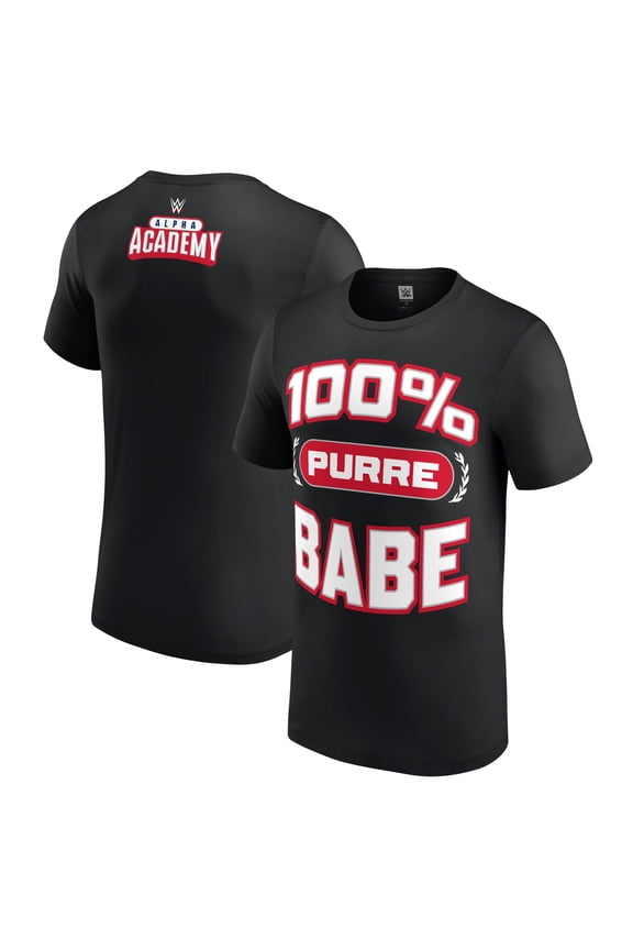 Men's Black Alpha Academy 100% Purre Babe T-Shirt