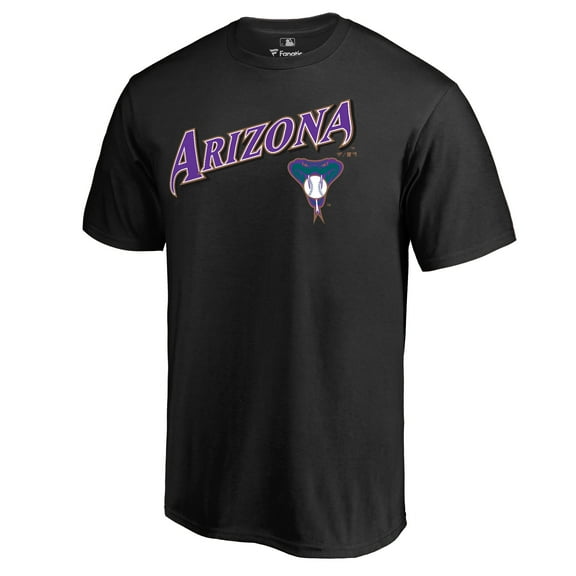 Men's Black Arizona Diamondbacks Cooperstown Collection Wahconah T-Shirt