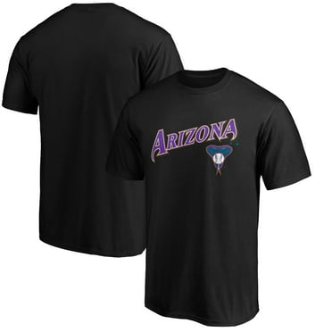 Men's Black Arizona Diamondbacks Team Cooperstown Collection Wahconah T-Shirt