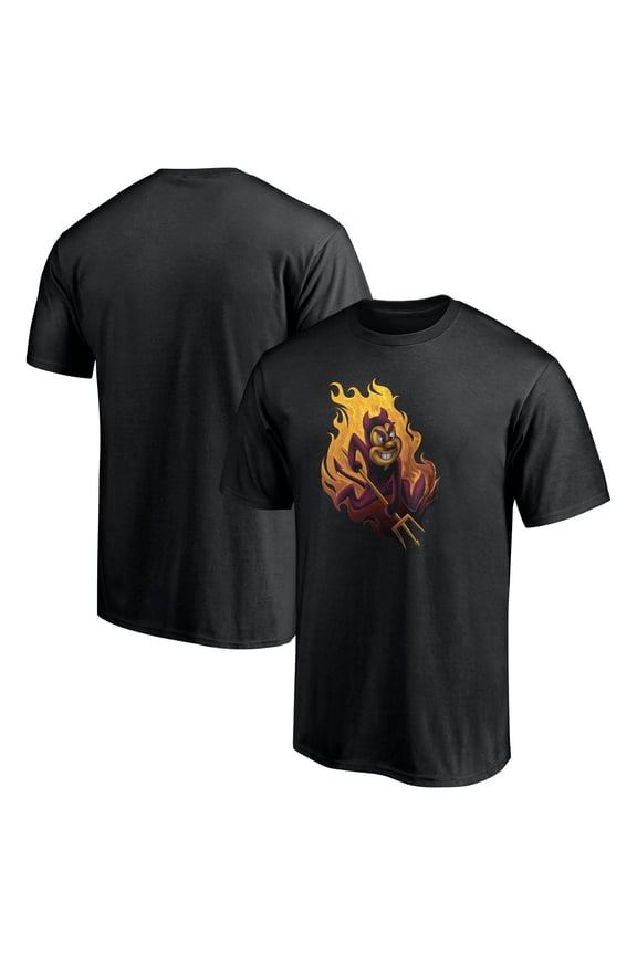 Men's Black Arizona State Sun Devils Midnight Mascot T-Shirt