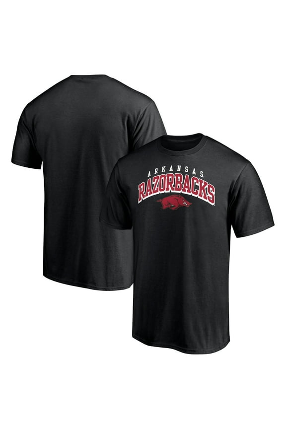 Men's Black Arkansas Razorbacks Line Corps T-Shirt