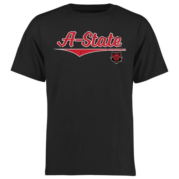 Men's Black Arkansas State Red Wolves American Classic T-Shirt