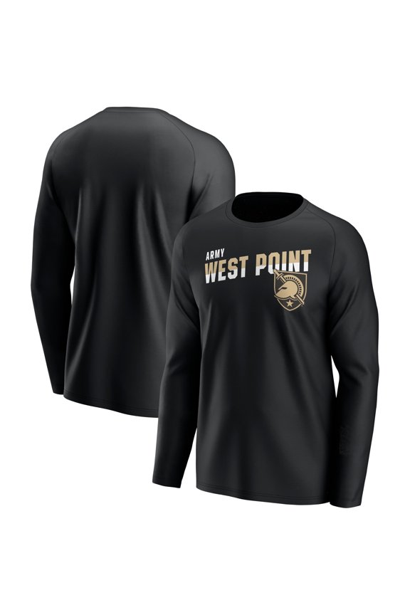 Men's Black Army Black Knights Long Sleeve T-Shirt