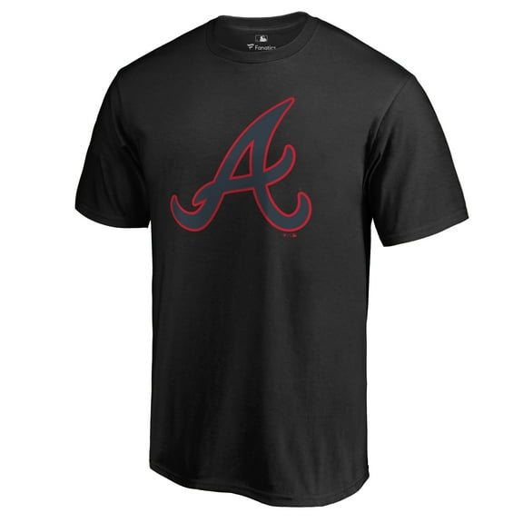 Men's Black Atlanta Braves Taylor T-Shirt