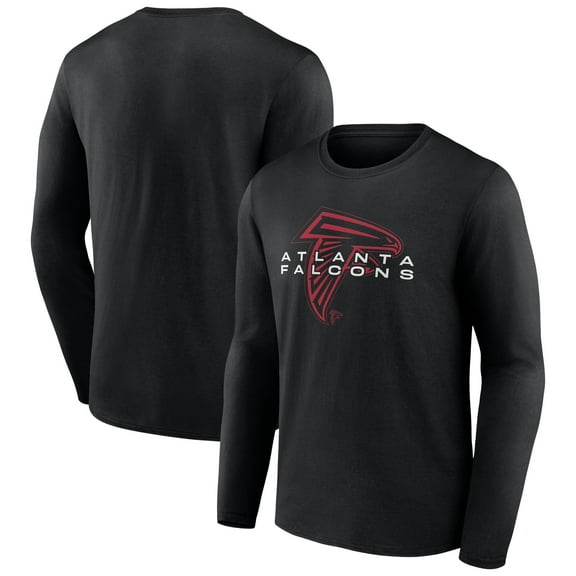 Men's Black Atlanta Falcons Advance to Victory Long Sleeve T-Shirt
