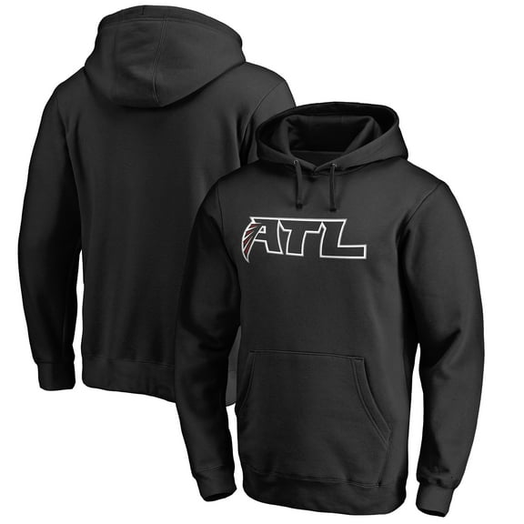 Men's Black Atlanta Falcons Alternate Logo Pullover Hoodie