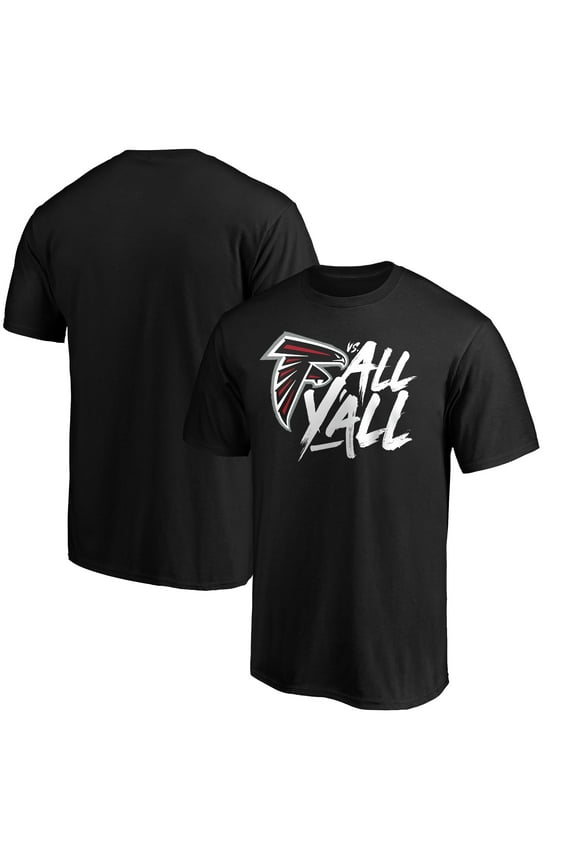 Men's Black Atlanta Falcons Falcons vs. All Y'all T-Shirt