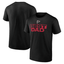 Men's Black Atlanta Falcons Greatest Dad T-Shirt