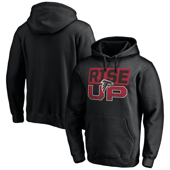 Men's Black Atlanta Falcons Hometown Collection Sweep Pullover Hoodie