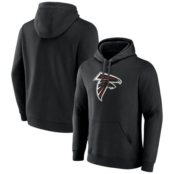 Men's Black Atlanta Falcons Primary Logo Pullover Hoodie