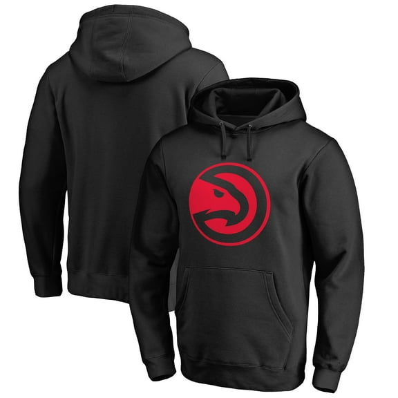 Men's Black Atlanta Hawks Taylor Pullover Hoodie