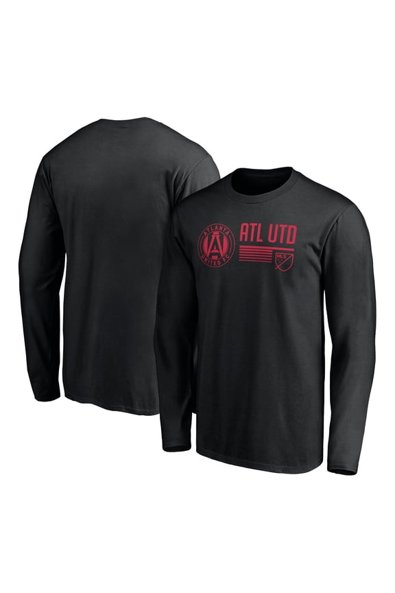 Men's Black Atlanta United FC Delivering Victory Long Sleeve T-Shirt