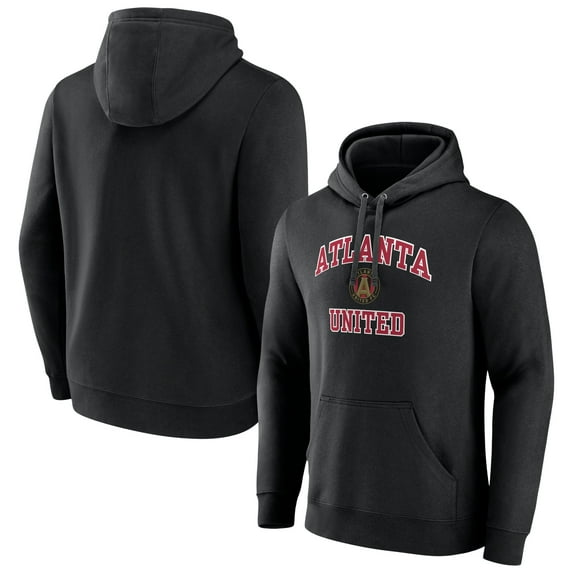 Men's Black Atlanta United FC Heart and Soul Pullover Hoodie