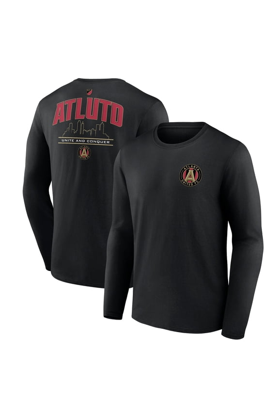 Men's Black Atlanta United FC Team Hometown Collection Long Sleeve T-Shirt