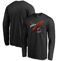 Men's Black Auburn Tigers Midnight Mascot Long Sleeve T-Shirt