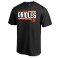 thumbnail image 1 of Men's Black Baltimore Orioles Onside Stripe T-Shirt, 1 of 3