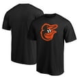 thumbnail image 1 of Men's Fanatics Black Baltimore Orioles Official Logo T-Shirt, 1 of 3