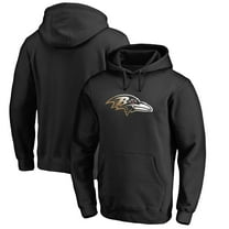 Men's Black Baltimore Ravens Gradient Logo Pullover Hoodie