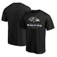 thumbnail image 1 of Men's  Black Baltimore Ravens Team Lockup T-Shirt, 1 of 3