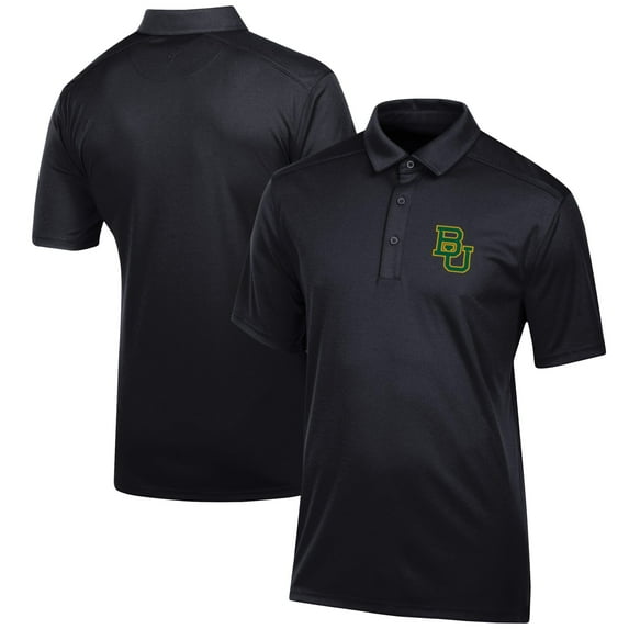 Men's Black Baylor Bears Classic Jacquard Polo
