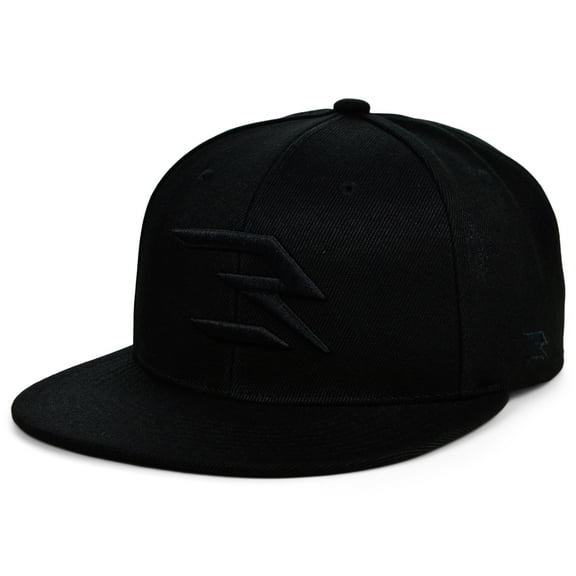 Men's Black/Black 3BRAND by Russell Wilson Fashion Snapback Adjustable Hat