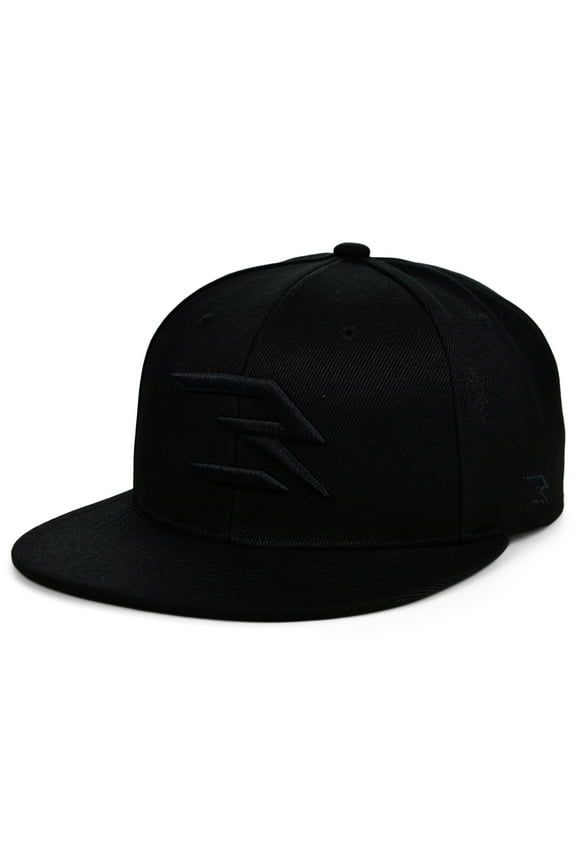 Men's Black/Black 3BRAND by Russell Wilson Fashion Snapback Adjustable Hat