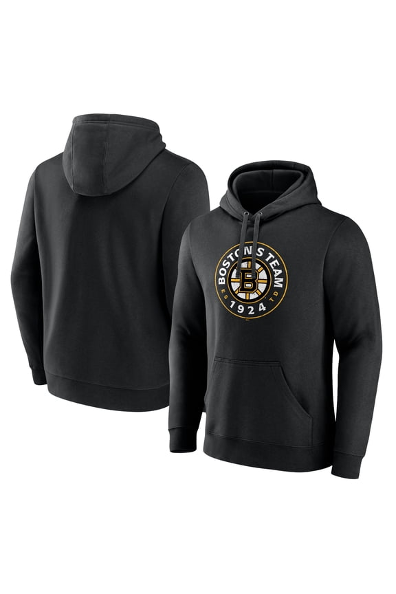 Men's Black Boston Bruins Represent Pullover Hoodie