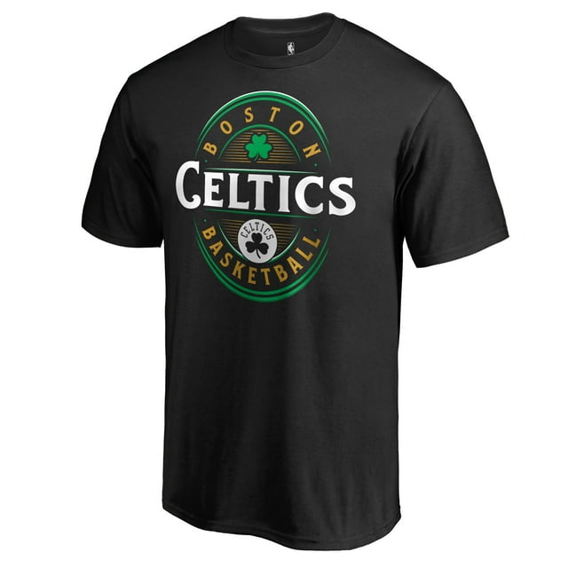 Men's Black Boston Celtics Forever Lucky T-Shirt
