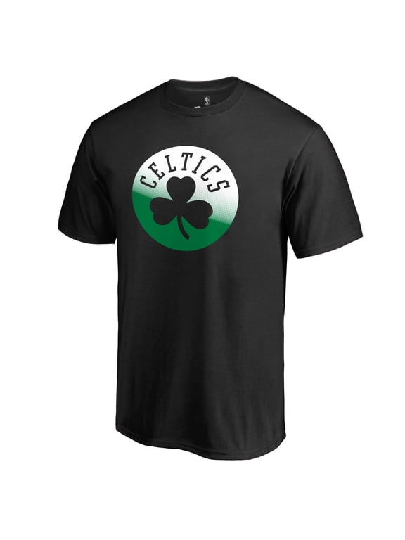 Men's Black Boston Celtics Gradient Logo T-Shirt