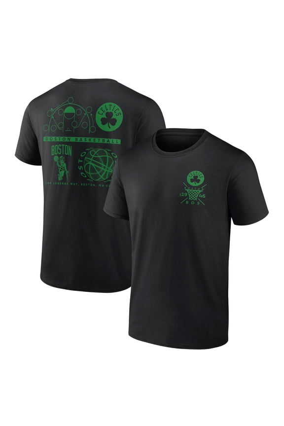 Men's Black Boston Celtics Street Collective T-Shirt