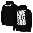 thumbnail image 1 of Men's Black Braun Strowman One Big S.O.B. Pullover Hoodie, 1 of 3