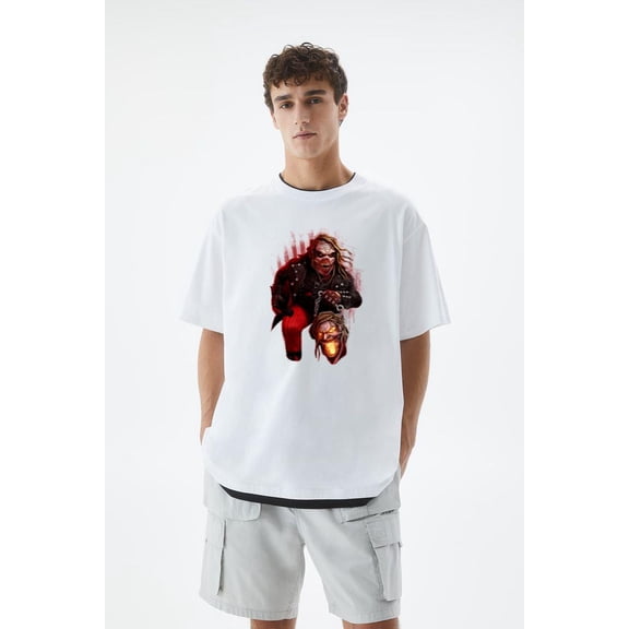 Men's Black Bray Wyatt The Fiend Lantern WWE Dark T-Shirt, for men & women, up to size 5XL