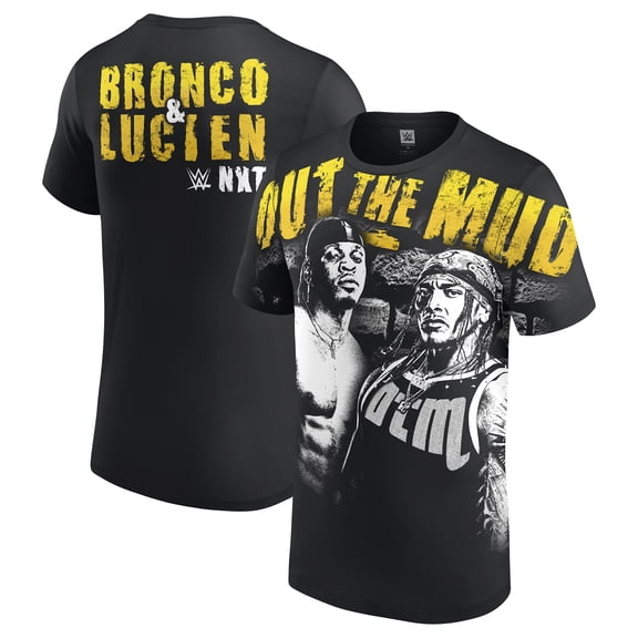 Men's Black Bronco Nima & Lucien Price Out The Mud T-Shirt