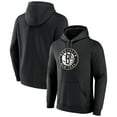 thumbnail image 1 of Men's Black Brooklyn Nets Alternate Logo Pullover Hoodie, 1 of 3