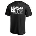 thumbnail image 1 of Men's Black Brooklyn Nets Grit Stack Hometown Collection T-Shirt, 1 of 3