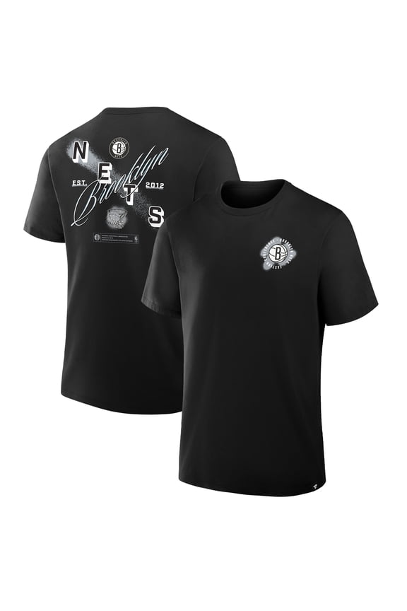 Men's Black Brooklyn Nets SOS T-Shirt