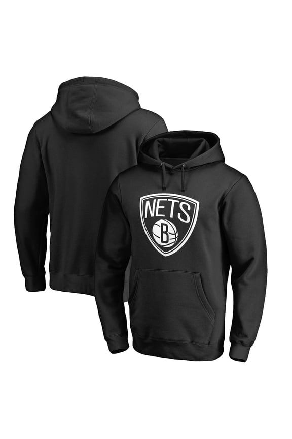 Men's Black Brooklyn Nets Taylor Pullover Hoodie