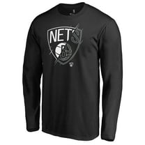Men's Black Brooklyn Nets X-Ray Long Sleeve T-Shirt